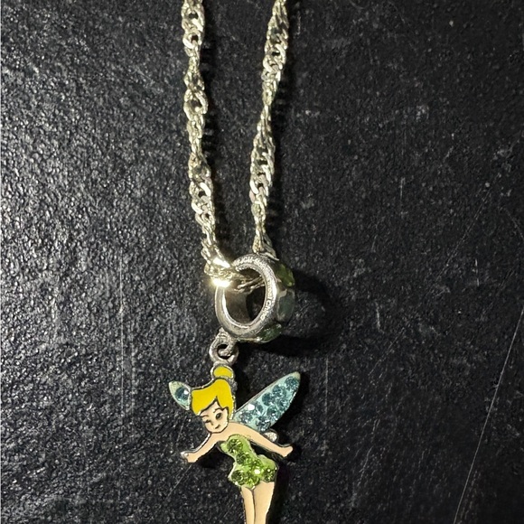 Silver Tinkerbell Pendant Necklace - Picture 1 of 2